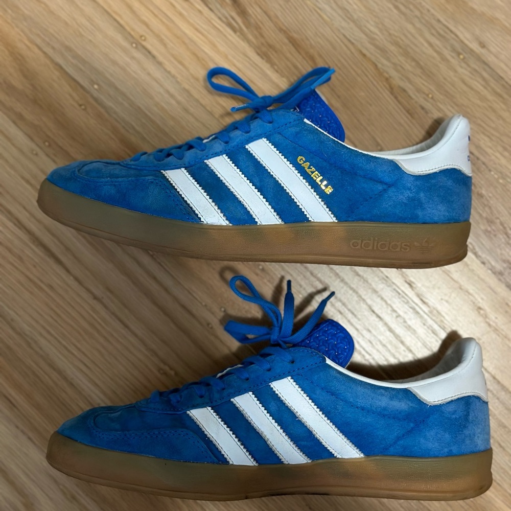 Adidas Bluebird Gazelle Indoor RARE size 8.5 - Picture 3 of 6